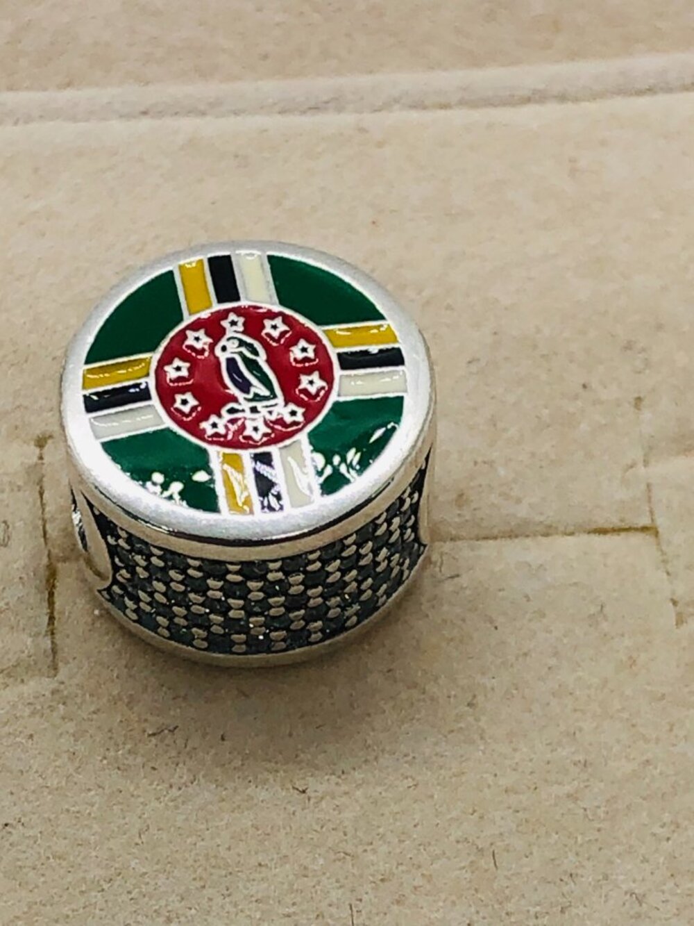 ✨🔥Pandora Dominican Republic Charm Sisserou Parrot Charm